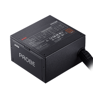 XPG PROBE 600W ATX Power Supply | 80 PLUS Bronze · up to 87% Efficiency at 50% Load | ATX 2.52 · Single +12V 46A | 120mm Sleeve-Bearing Fan | 6 Protections · 3-Year Warranty | Black