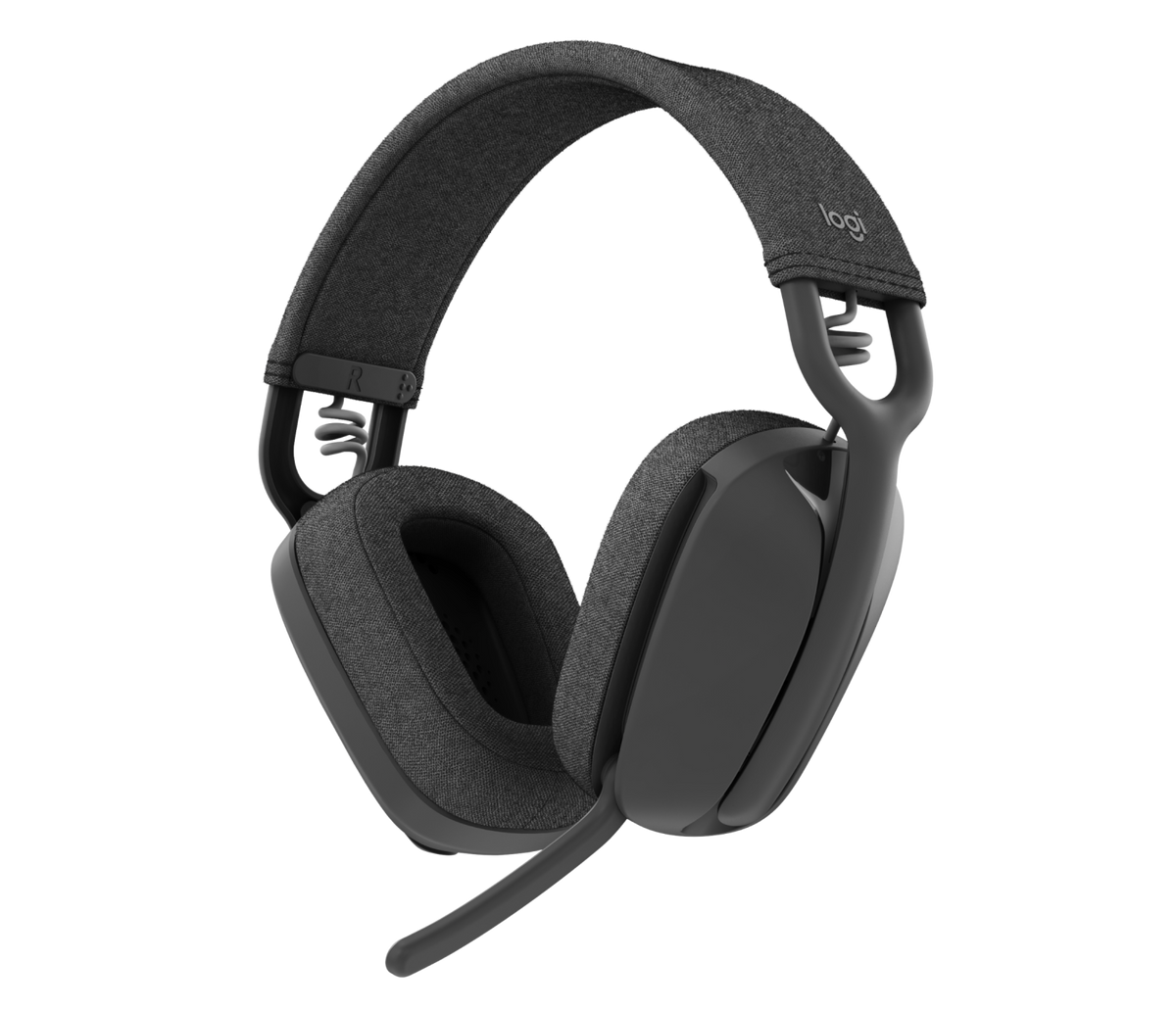 Logitech Zone Vibe 100 Wireless Headset | Bluetooth 5.2 · 30 m Range | 40 mm Drivers · 20 Hz–20 kHz | Up to 20 h Listening · 18 h Talk | Dual Omni MEMS Beamforming Mics | 185 g | Graphite