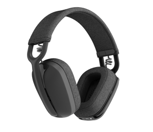 Logitech Zone Vibe 100 Wireless Headset | Bluetooth 5.2 · 30 m Range | 40 mm Drivers · 20 Hz–20 kHz | Up to 20 h Listening · 18 h Talk | Dual Omni MEMS Beamforming Mics | 185 g | Graphite