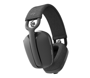 Logitech Zone Vibe 100 Wireless Headset | Bluetooth 5.2 · 30 m Range | 40 mm Drivers · 20 Hz–20 kHz | Up to 20 h Listening · 18 h Talk | Dual Omni MEMS Beamforming Mics | 185 g | Graphite