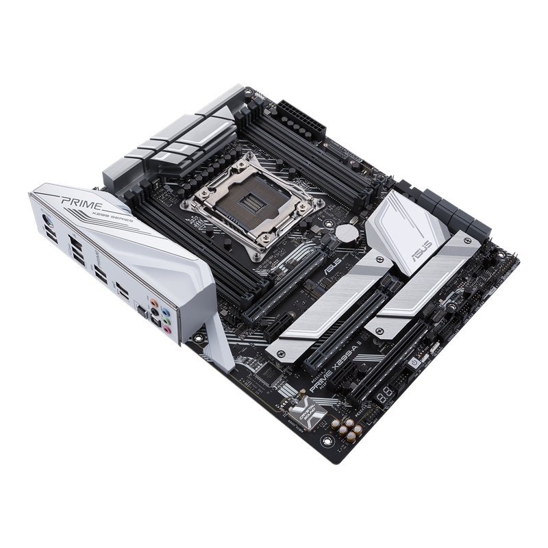 ASUS Prime X299-A II | Intel LGA 2066 ATX Workstation Motherboard | Quad-Channel DDR4 4266+ | 8× DIMM (256GB) | Triple M.2 | Intel VROC | For Core X-Series 7000/9000/10000